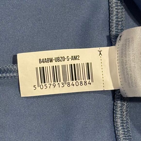 Gymshark Shorts Athleisure Compression Activewear Minimalist Yoga Blue Small - Picture 3 of 4